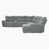 Dark Gray Polyester Blend