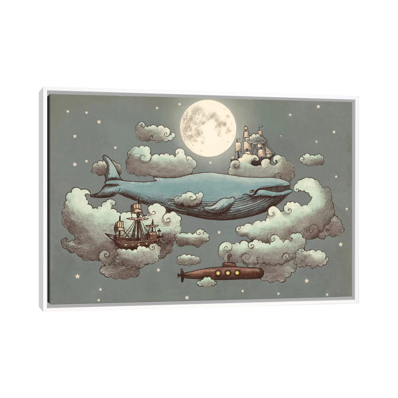 # 1, art sur toile, Cadre blanc, H 26 po x l 40 po x P 1,5 po
