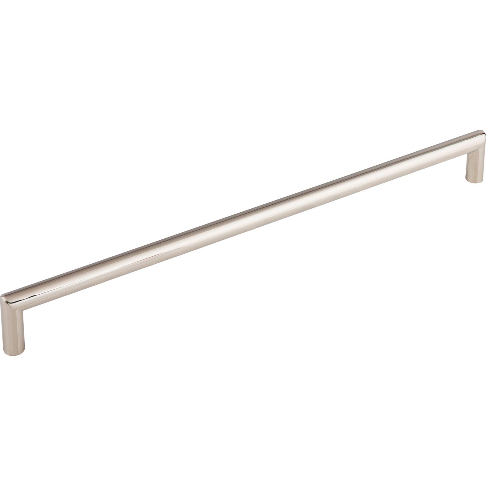 Kinney Bar Pull, Polished Nickel, 12" Center to Center