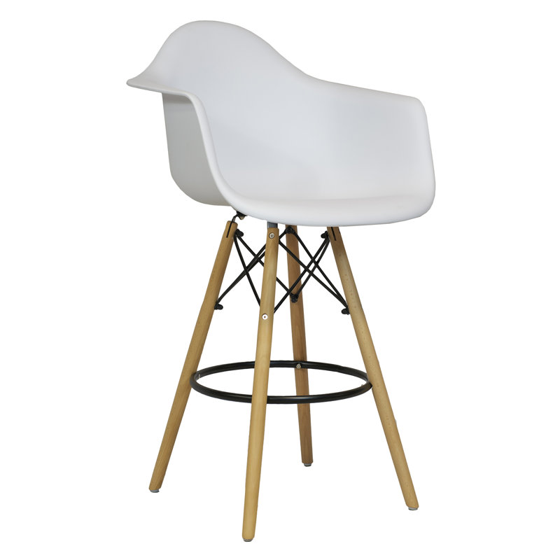 McInnes Marren Counter Stool, Black, Counter Stool (26" Seat Height)