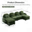 Canapé d'angle modulaire en tissu Teddy effet nuage, dossier et accoudoirs incurvés avec coussins lombaires incurvés, pouf amovible et coussin double couche de soutien-1846225901-1846225899