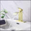 Robinet de salle de bain à cascade, robinet de meuble-lavabo à poignée simple