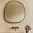  Manor 27'' x 27'' Asymmetrical Irregular Shaped Mirror Antiqued Gold Asymmetrical Accent Mirror Irregular Bathroom Wall Mirror-1408492502