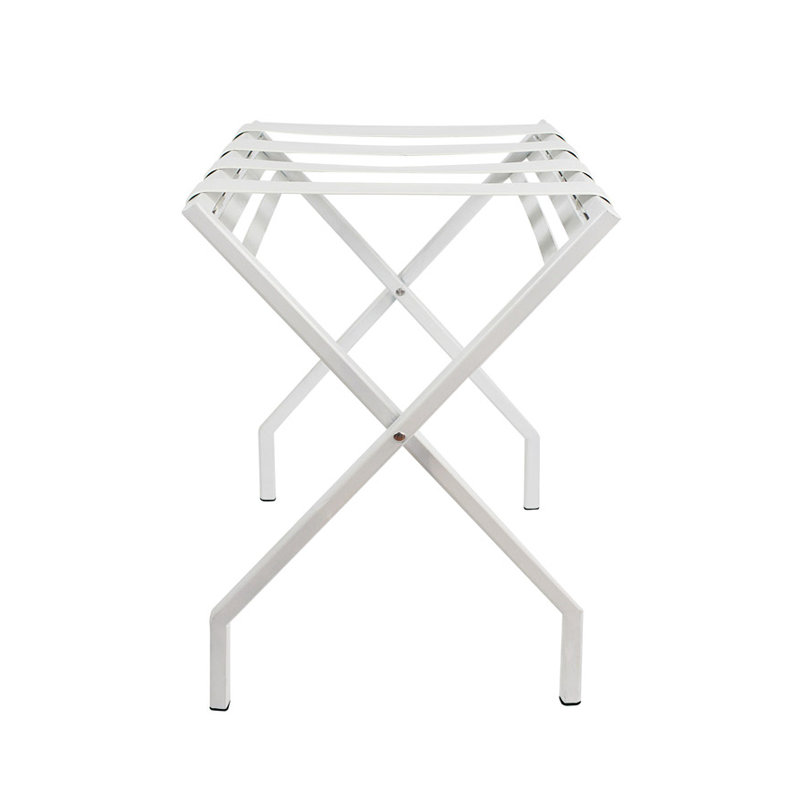 Porte-bagages pliant Suba, Blanc / blanc