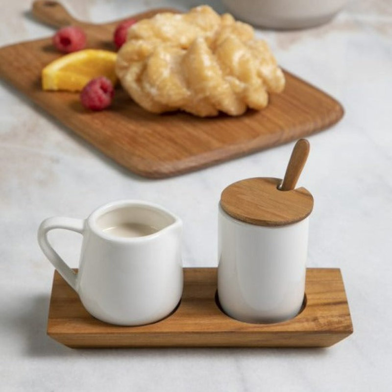 Ensemble crème et sucre Amelia