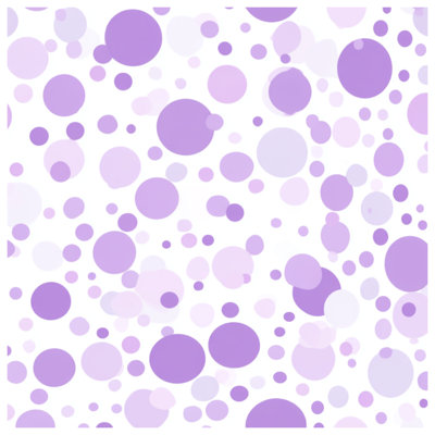 Purple Polka Dots Quilted Bedspread
