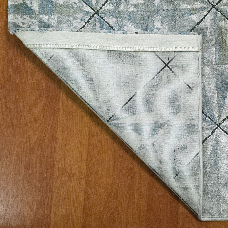 Elick Geometric Indoor Rug, Rectangle 5'3" x 7'7"