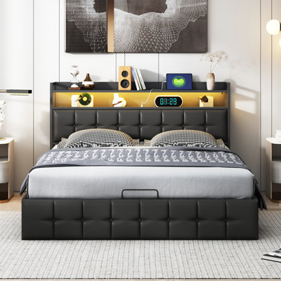 Upholstered Ottoman Storage Bed