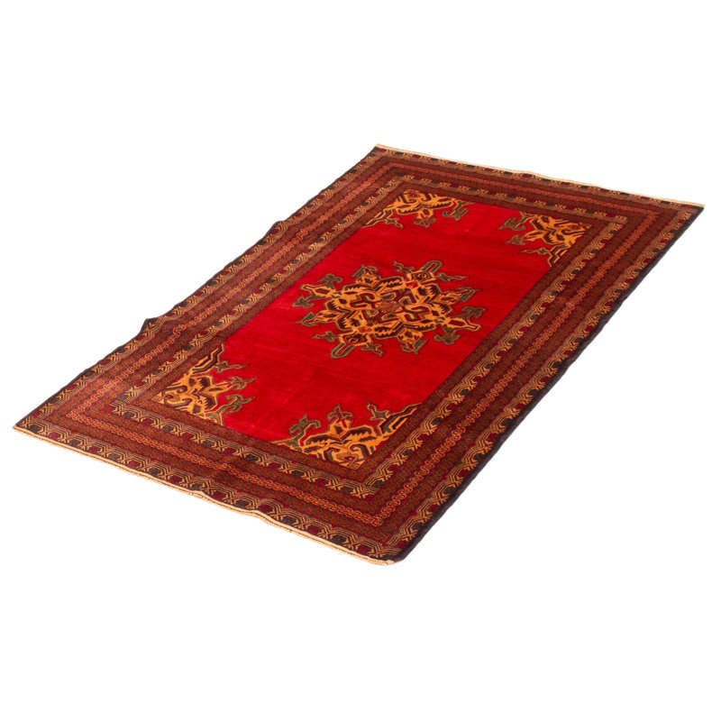 Teimani Red Rug 3'11" x 6'2"