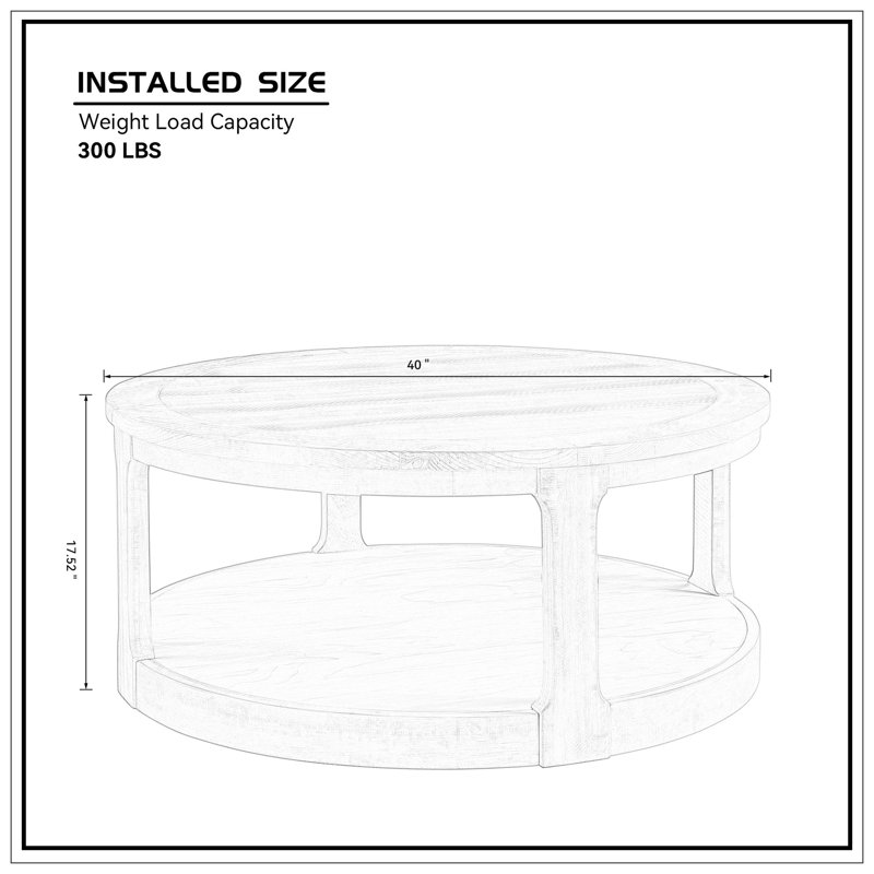 Table basse, Chêne