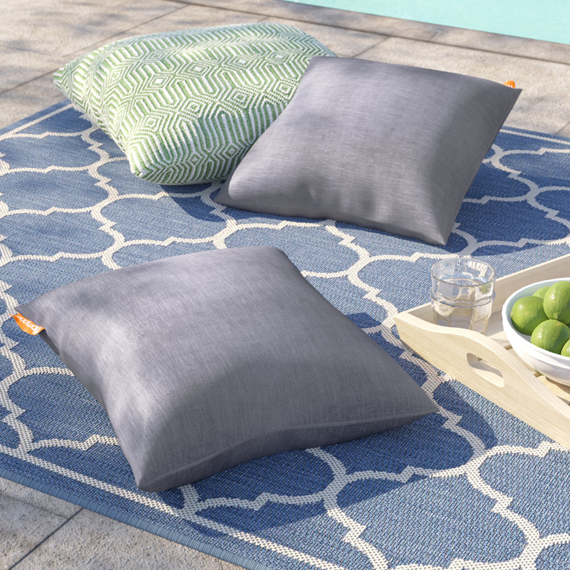 Modway Convene Outdoor Patio Pillow Set, Gray