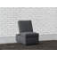 Élégant fauteuil de rangement avec repose-pieds rembourré en mousse de 1 po-1234806400