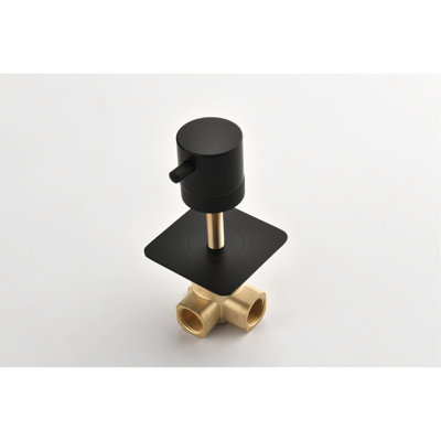 Extra High Flow Volume Control Shower - 3/4" Brass With Construction And Adjustment Valve Ceramic Disc Adjustable