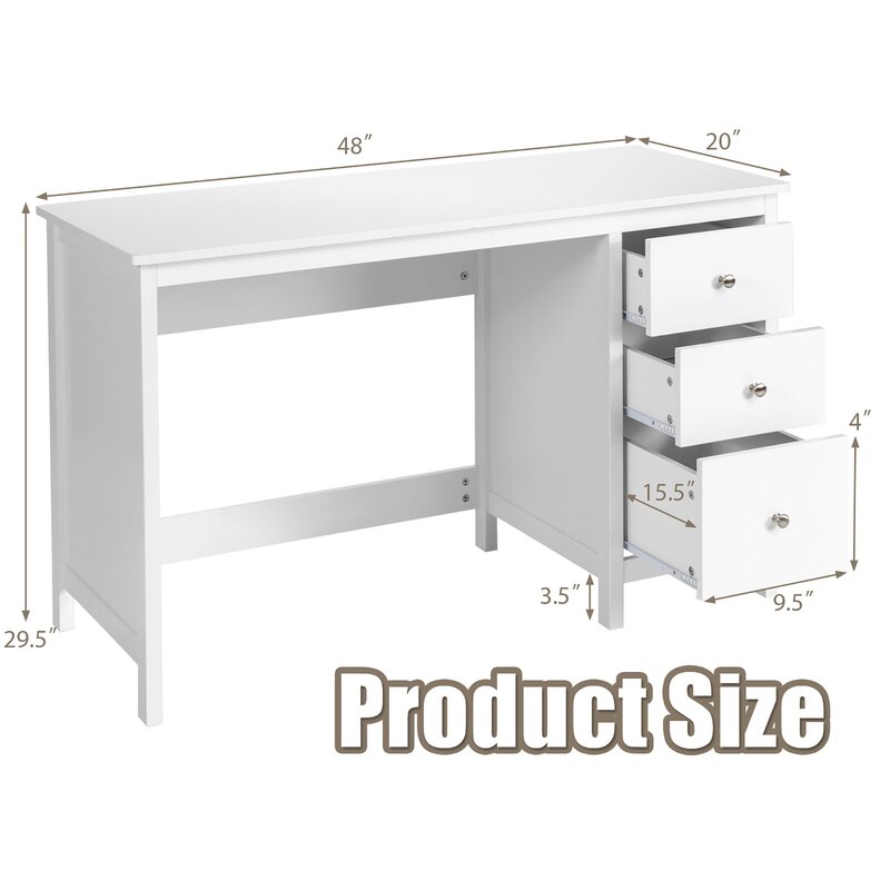 Wade Logan® 48'' Desk & Reviews | Wayfair