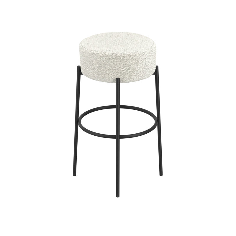 ANAIS UPHOLSTERED COUNTER STOOL, Ivory