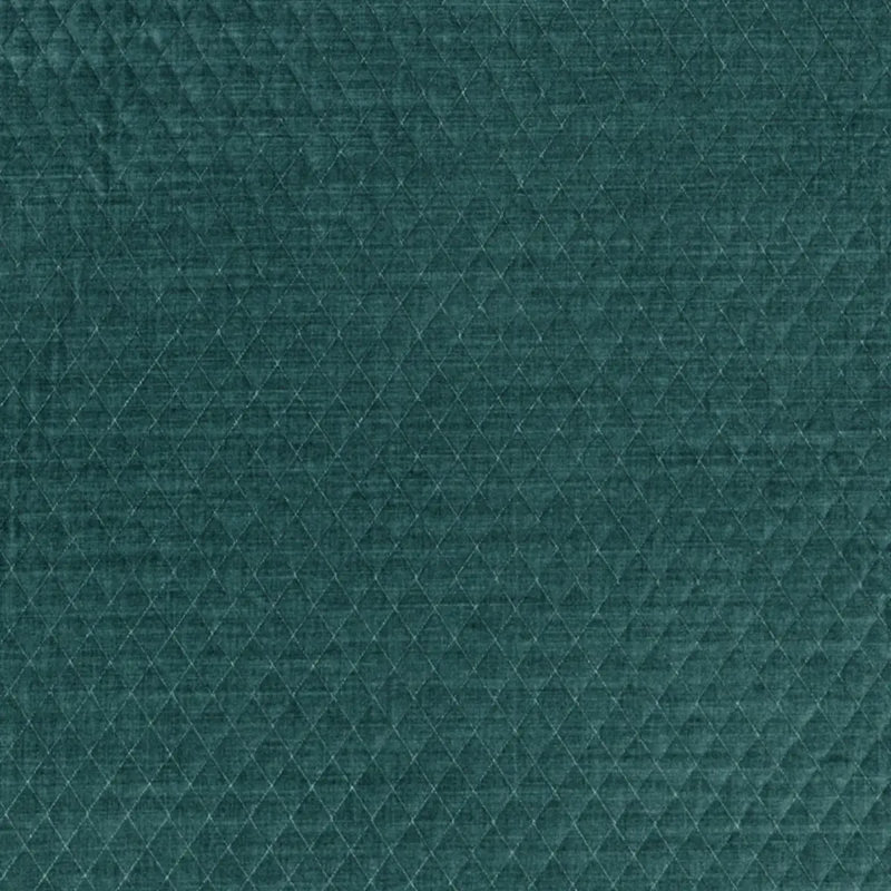 Paley Quilted Velvet Fabric, Blue