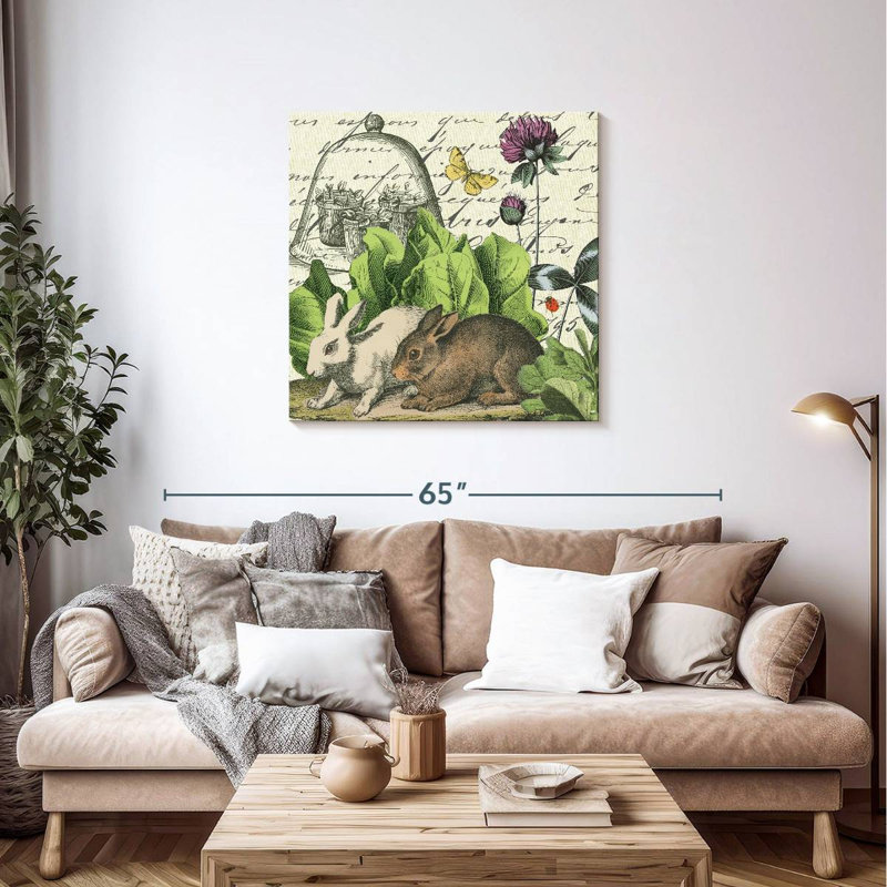 Brampt Garden Rabbit II, 36" H x 36" W