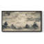 Série paysage - XCIV - Toile tendue avec châssis encadré - Prêt à être accroché-26350069-26350075