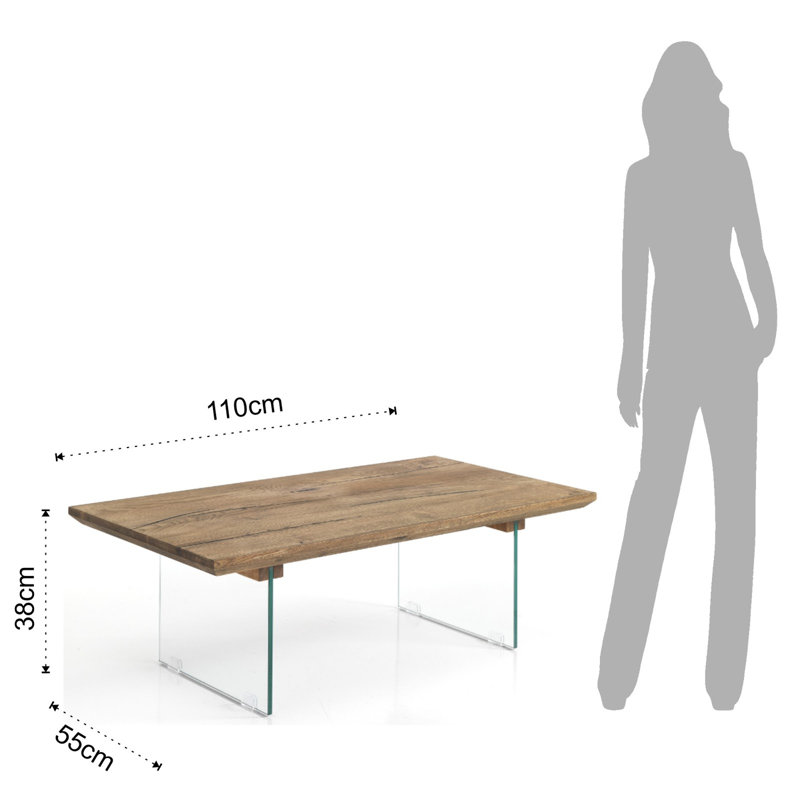 Manly Sled Coffee Table with Storage