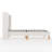 Martha Stewart Carmy Platform Bed With Tufted Wingback Headboard-124405098