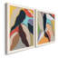 Botanical Revisit I - Ensemble de 2 peintures sur toile encadrées-1448799664-1448799678