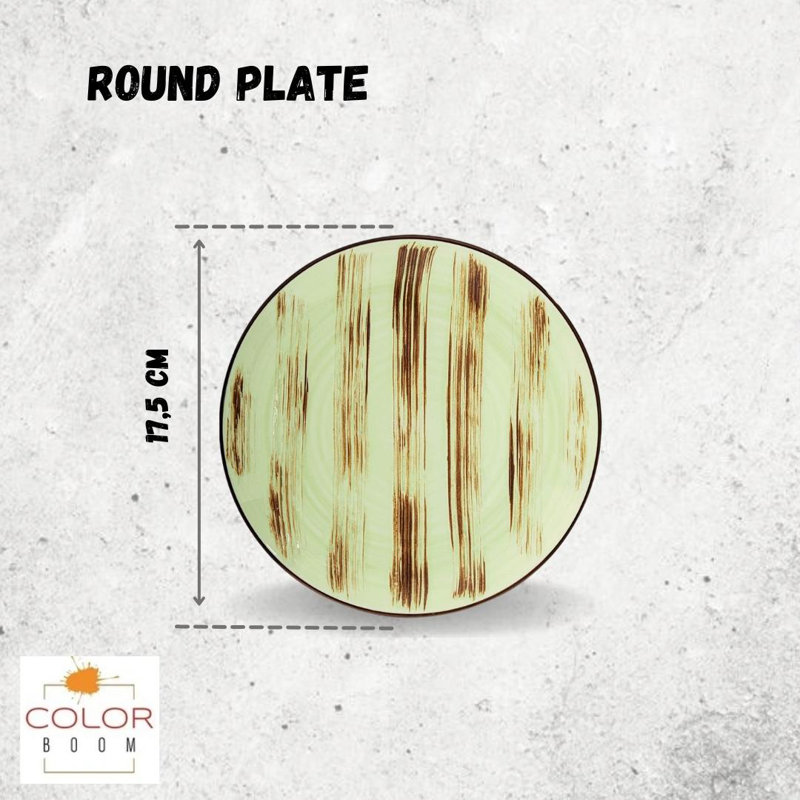 Wilmax Colourboom 18cm Round Plate 18 Cm, Pistachio
