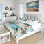 Floral Duvet Cover Set - Seaside Reflections Tropical Pattern-68229990