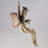 Ash Forest Fairy Shelf Sitter with a Bird Statue