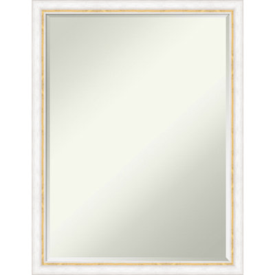 Yusra Solid Wood Rectangle Wall Mirror
