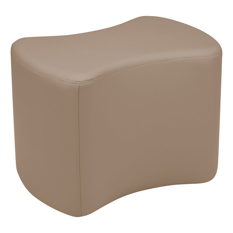 Tabouret à nœuds papillon structuré en savoir plus, Taupe hachuré