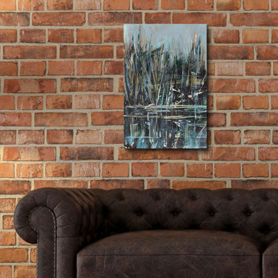 'Abstract Watergrass 1' by Ethan Harper Acrylic Glass Wall Art