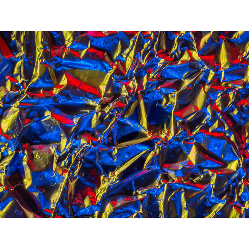 Aluminium Foil Print by Philippe Monthoux, 24" H x 32" W, Wrapped Canvas