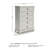 Dadrianna 34.13'' W 5 - Drawer Dresser