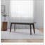 Banc en tissu rembourré Carlos