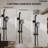 Wall Mount Pressure-Balanced Shower System,10" Rainfall Shower Head with Slider Bar Handheld Spray-108999556