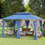 Spacious Canopies & Gazebos(must Include Frame) Metal Gazebo For Patio