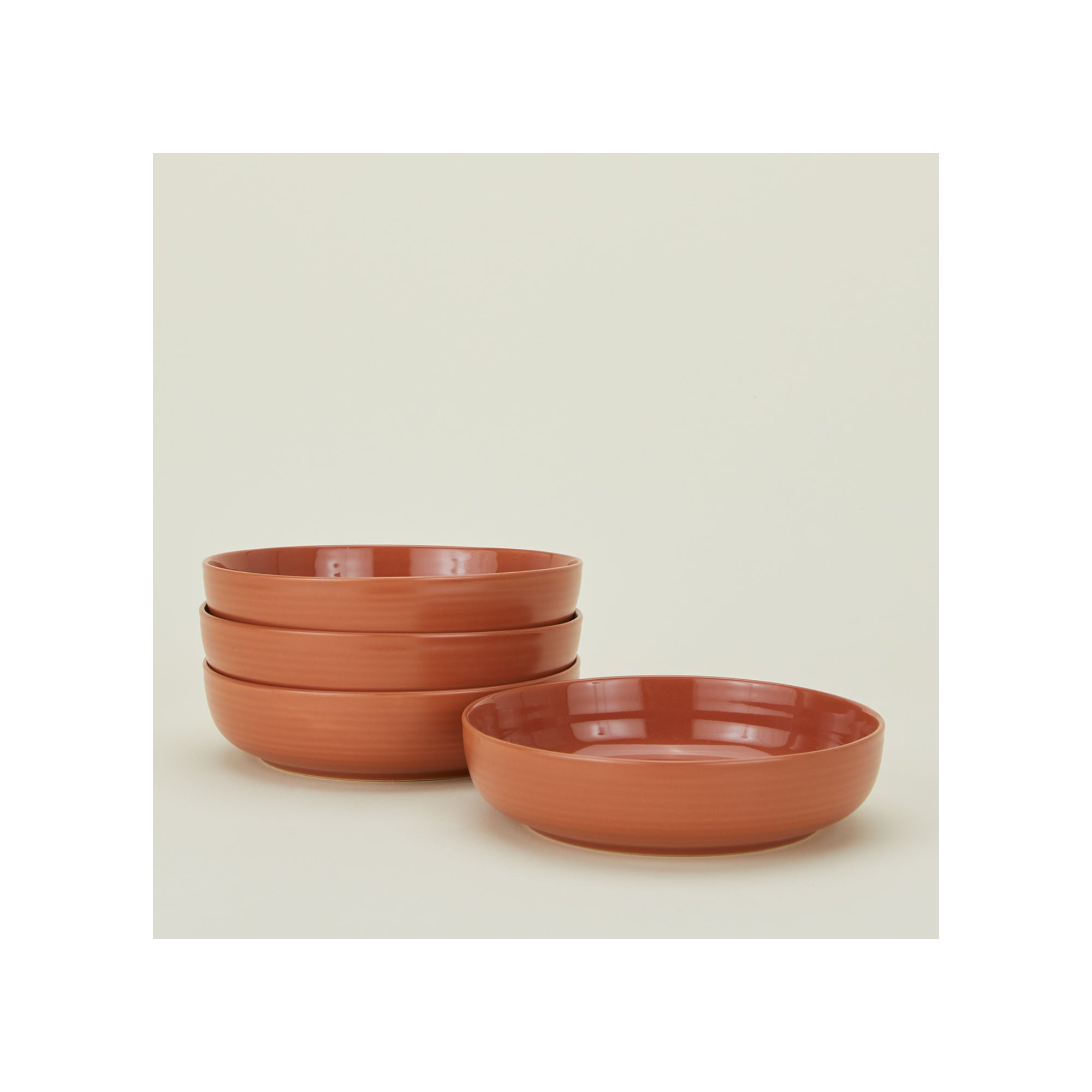 Essential Stoneware Dinnerware Set, Terracotta