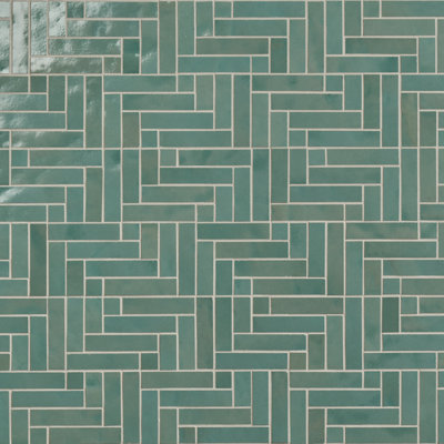 Virello 7.87 in. x 15.74 in. Glossy Ceramic Mosaic Wall Tile (8.6 Sq. Ft. / Sheet)