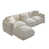 Tissu beige est en rupture de stock