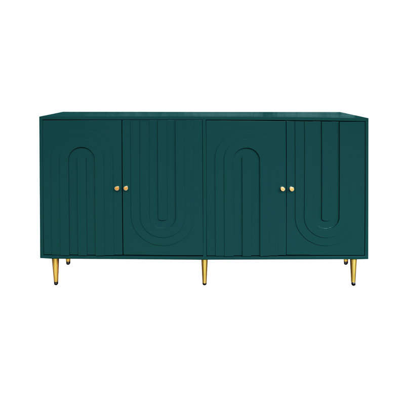Armoire de rangement Buffet Modern, Vert