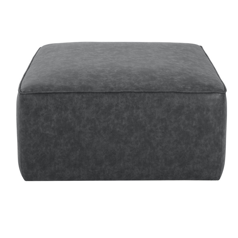 Upholstered Fabric Bench, Black