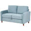 Fabric Living Room Set Blue Takima