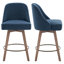 Tabouret pivotant rembourré Mangu (ensemble de 2)-64612489