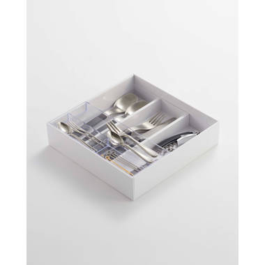 Stainless Steel Kitchen Storage Tray with Cover Cutlery Organizer