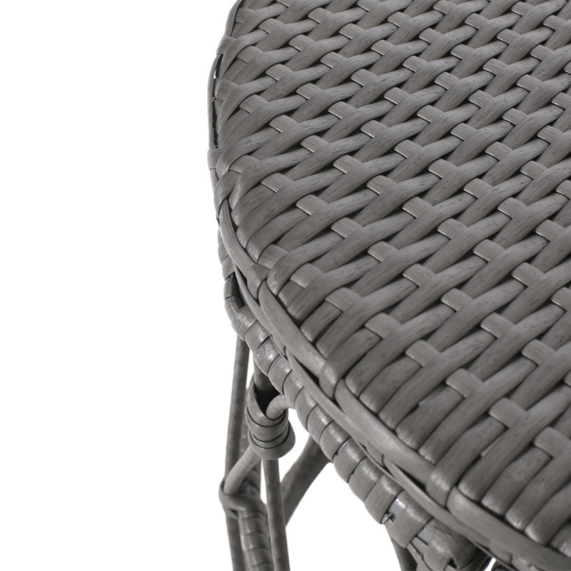 BRUCE SIDE TABLE, Gray, 18.25" H x 20" W x 20" D