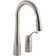 Simplice Pull-down Bar Sink Faucet with Three-function Sprayhead