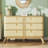 6 Drawer Rattan Dresser For Bedroom