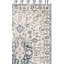 Tapis ivoire / bleu en laine / coton touffeté à la main Arkadijus-1065435164