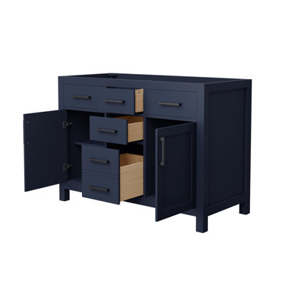 Beckett 47.25" Freestanding Double Bathroom Vanity Base Only