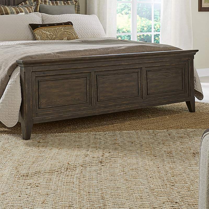 Trelawny King Upholstered Bed, Dresser & Mirror Bedroom Set, King, 3 Pcs: Bed, Dresser, Mirror